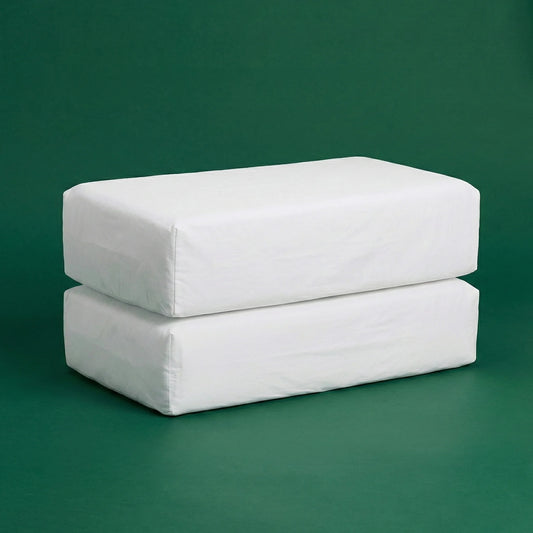 Cotton percale pillowcase